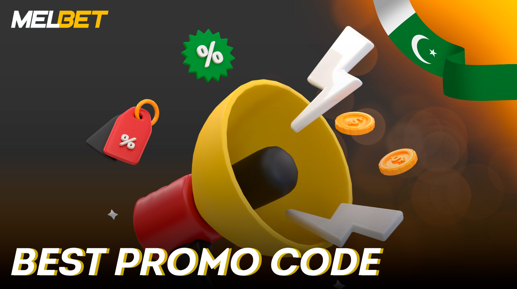 Choose the best promo code for Melbet